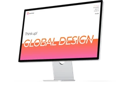 Computer in background